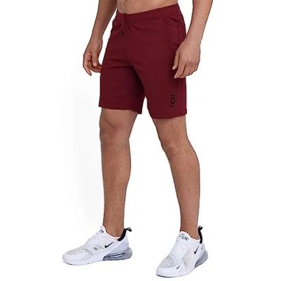Imagen de TCA Pantalones Cortos Aeron de Gimnasia/Running con Bolsillos para Hombre Y Niño Cabernet, L