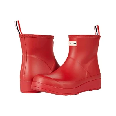 Imagen de HUNTER Original Play Boot Short/Mid, Botas de Lluvia Mujer, Logo Rojo, 37 EU