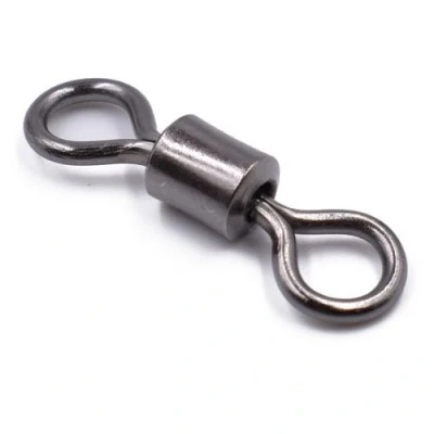 Imagen de Phad Fishing 100 Piezas Emerillones Rolling de Pesca con Sólido Anillo Giratorio para Agua Salada o Dulce (8# 100pcs)