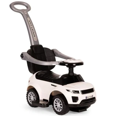 Imagen de COIL Coche antideslizante a partir de 1 año con barra deslizante 614 W bebé para niños Diseño 3 en Accesorios Bobby Car volante (blanco)