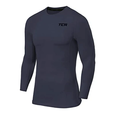 Imagen de TCA Niño ProPerformance Camiseta Compresión Termica Manga Larga Gris Oscuro, 10 12 años