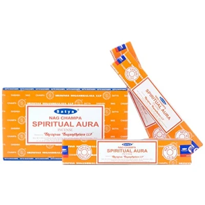 Imagen de Satya Varillas de Incienso, Negro, Aura Espiritual