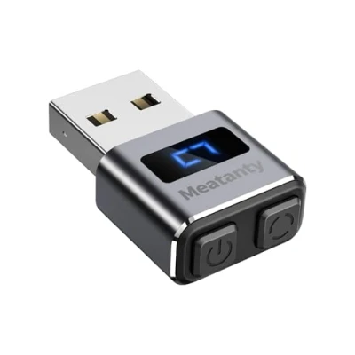 Imagen de meatanty Jiggler de mouse pequeño metal, movimiento USB indetectable, automático con pantalla, dispositivo 3 modos, malabarista para mantener la