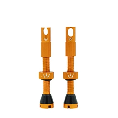 Imagen de Peaty&#039;s X Chris King MK2 Válvulas sin cámara Presta Llave de radios integrada y Tapas extracción núcleo válvula, neumático Bicicleta, Compatible con Insertos, Aluminio 42 mm, Mango
