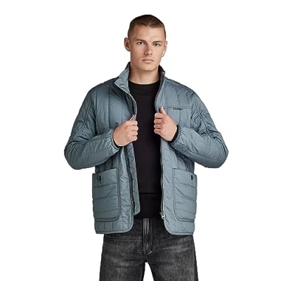 Imagen de G STAR RAW Liner Overshirt, Sobrecamisas para Hombre, Gris (axis D23659 4481 5781), M