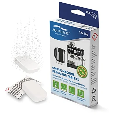 Imagen de Descaler Descaling Tablets for Capsule Coffee makers, Sachet machines, Espresso Bean to Cup Machine (12)