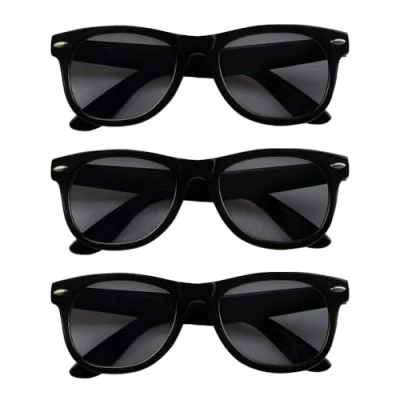 Imagen de Boland gafas de fiesta en un set, 3 piezas, para adultos, divertidas, sin receta, sol, disfraces horteras, accesorios
