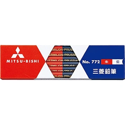 Imagen de Mitsubishi Pencil Co., Ltd. Zhu Ai lápiz hexágono 772 K772 (importación de Japón)