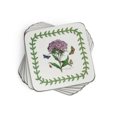 Imagen de Portmeirion Pimpernel Posavasos Jardín Botánico Juego de 6 Motivos (Multicolor)