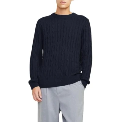 Imagen de Jack &amp; Jones Jjeross KNIT CREW NECK Jersey de punto, Hombre, Talla: Large, Moonbeam