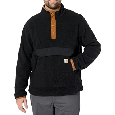 Imagen de Carhartt Men&#039;s Relaxed Fit Fleece Pullover, Black, X Large