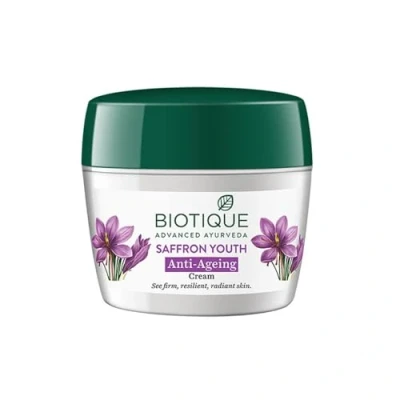 Imagen de Biotique Bio Saffron Dew Youthful Nourishing Day Cream For All Skin Types 175gm by