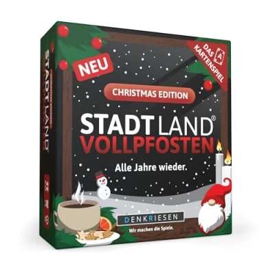 Imagen de DENKRIESEN Ciudad Land VOLLPFOSTEN® El Juego de Cartas Christmas Edition Todos los años Nuevo.: