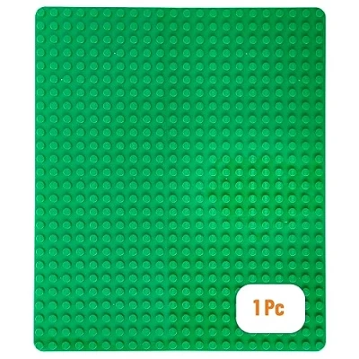 Imagen de Strictly Briks Base apilable para Construir Compatible con Todas Las Grandes Marcas Tacos 41,28 x 34,93 cm Verde