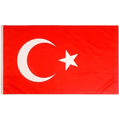 Imagen de Banderas de aricona bandera pavo resistente a la intemperie con 2 ojales metal turca tradicional 90 x 150 cm