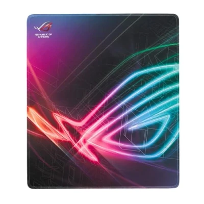 Imagen de ASUS 90MP00T0 B0UA00 Rog Strix Edge Vertically Orientated Gaming Pad with Anti Fray Stitching, Black