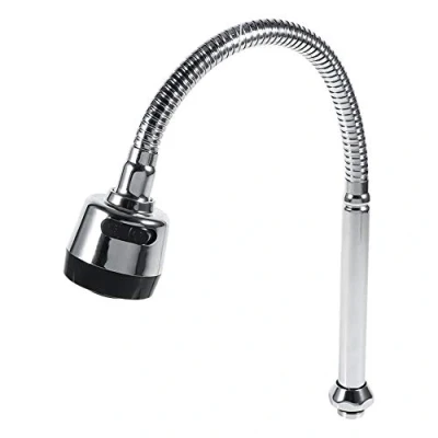 Imagen de Tubo Del Grifo Fregadero, Acero Inoxidable 1X 304 Flexible Rociador Eslabón Giratorio De La Extensión Cocina 360 Grados