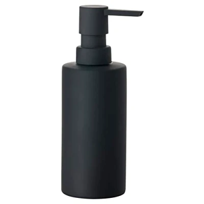 Imagen de Zone Denmark Dispensador de Jabón Solo, Porcelana, Negro, 300 ml, 6 x 17,5 cm