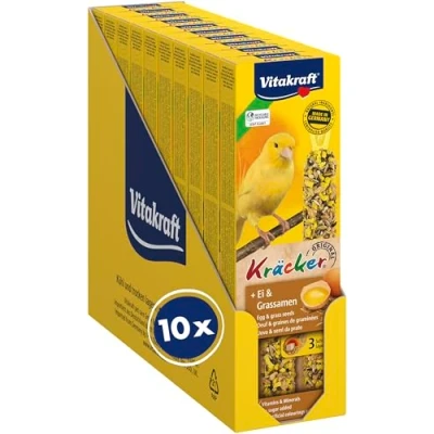 Imagen de Vitakraft Vita Fuerza Baton Canario ou/seminte de graminee Piensos compuestos, Pack 10, 1000