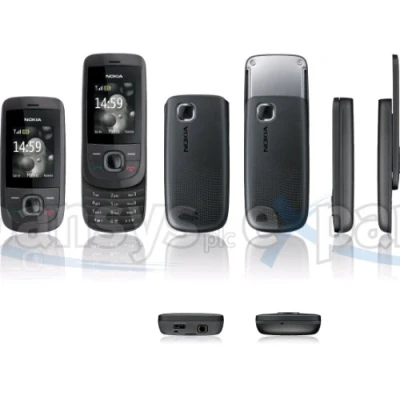 Imagen de Nokia 2220 Slide Móvil libre (pantalla de 1,8&quot; 128 x 160, 32 MB capacidad, teclado alemán QWERTZ) color plata [importado Alemania]