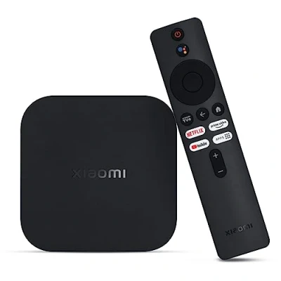 Imagen de TIPOW 𝐍𝐮𝐞𝐯𝐨 Mi TV Box S (2nd Gen), 4K Ultra HD Streaming Media Player, 2GB RAM 8GB ROM Smart con Mando a Distancia IR, Dolby Vision，HDR10+,DTS HD,Proyección inalámbrica