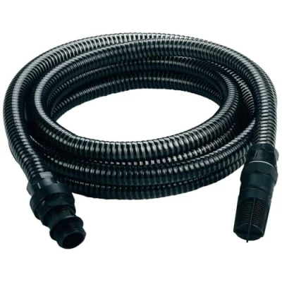 Imagen de Einhell Manguera de Aspiración, 7 metros, con terminales PVC, máx. : 35, Color Negro