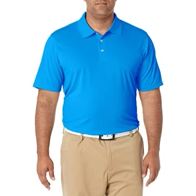 Imagen de Amazon Essentials Polo de Golf Secado Rápido Ajuste Normal Hombre, Azul Real, L