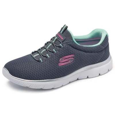 Imagen de Skechers Summits, Zapatillas Mujer, Grey Anthracite Green, 36 EU