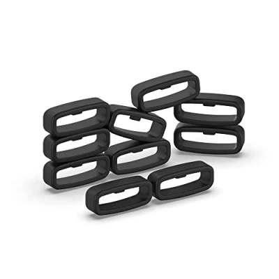 Imagen de INF Paquete de 10 bucles para Correa Reloj 22 mm, Soporte con Bucle, Repuesto Reloj, Bucle Silicona, práctico