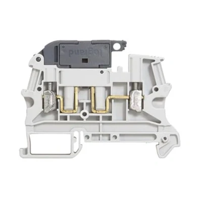 Imagen de Legrand bornas vikingtm 3 Borna viking3 4mm2 con fusible 5x20 gris