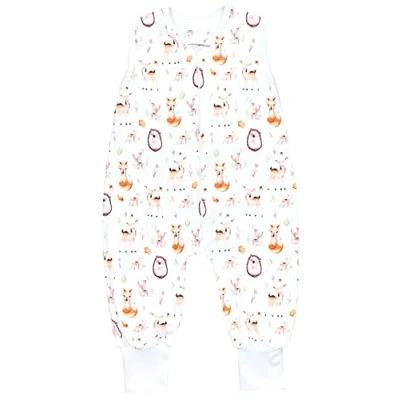 Imagen de TupTam Saco de Dormir con Piernas Verano para Bebés, Animales del bosque/Erizos/Ciervos, 92 98