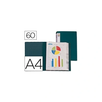 Imagen de Beautone CJ51 Carpeta con 60 fundas, A4, color verde