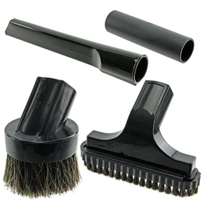 Imagen de SPARES2GO Mini cepillo para escaleras y grietas Kit de herramientas compatible con Titan aspiradoras (32mm)