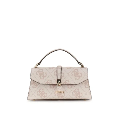 Imagen de Guess MINI Queensland 4GLOGO Bolso de mano, Mujer, Talla: One Size, Weiß