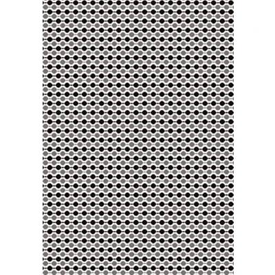 Imagen de Clairefontaine Ref 393815C papel de seda plegado (4 hojas) Tamaño 50 x 70 cm, 18 g/m² Adecuado para uso en bolsas regalo o manualidades Círculos negros y dorados