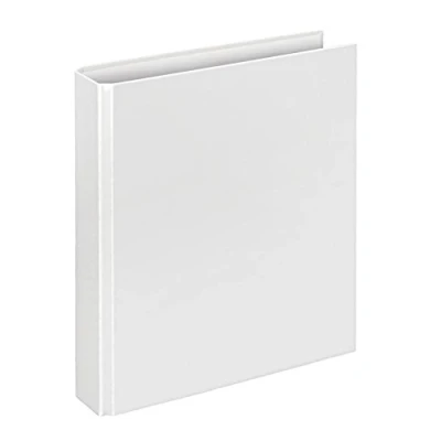 Imagen de Veloflex 1153090 carpeta Basic, DIN A5, película de PP, mecanismo 4 anilla en D, 196 x 230 30 blanco