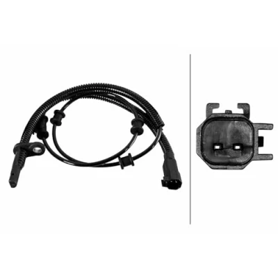 Imagen de HELLA 6PU 358 219 151 Sensor de ABS con pinza/grapa Hall 2 1025
