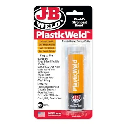 Imagen de J B PlasticWeld Epoxy Putty 8237 Adhesivo epoxi para metal