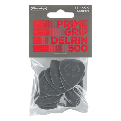 Imagen de JIM DUNLOP Púas Delrin 500 Prime Grip 1,50mm Saco de 12