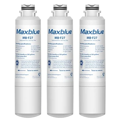 Imagen de Maxblue DA29 00020B Filtro de Agua para Nevera, Compatible con Samsung 00020B, HAF CIN EXP, 00020A, 00019A, DA97 08006, 08043ABC, Kenmore 46 9101, AP5271937, REFSVC, HDX FMS 2 (3)