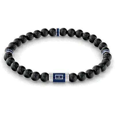 Imagen de Tommy Hilfiger Jewelry Pulsera para Hombre de cuentas madera Negro 2790323
