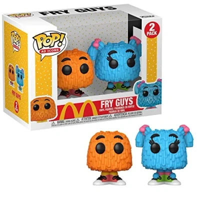 Imagen de Funko Pop! Ad Icons: McDonald&#039;s 2 Pack Orange and Blue Fry Guy Kids Figura de Vinilo Coleccionable Idea Regalo Mercancia Oficial Juguetes para Niños y Adultos Icons Fans