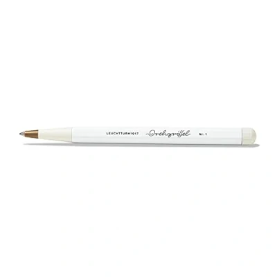 Imagen de LEUCHTTURM1917 363957 Drehgriffel Nr. 1, Blanco Bolígrafo de gel con tinta negra