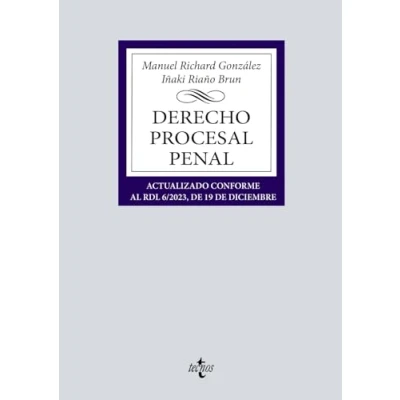 Imagen de Derecho procesal penal (Derecho Biblioteca Universitaria de Editorial Tecnos)