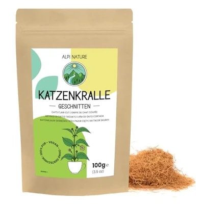 Imagen de Té de Uña Gato Alpi Nature, Cortada, Suelto, Corteza Seca para Preparar Gato, Infusion y Hierbas, Uncaria tomentosa (100G)