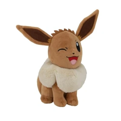 Imagen de Bandai Pokemon Peluche Evoli (Eevee) de 20 cm Idea Regalo Pokémon para niños y Adultos Juguete Infantil 2 años + Licencia Oficial JW3079