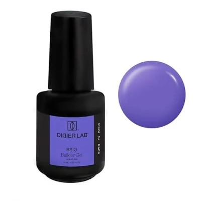 Imagen de DIDIER LAB BBIO Gel Constructor Uñas en Botella Violet Iris Fórmula Limpia libre de HEMA y TPO Builder Autonivelante UV LED para Fortalecer 15ml