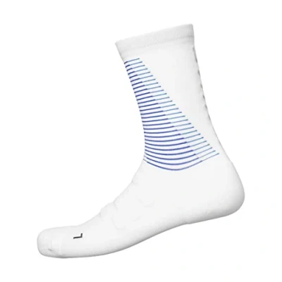 Imagen de SHIMANO S Phyre Tall Socks Calcetines, Adultos Unisex, White/Purple (Multicolor), m l