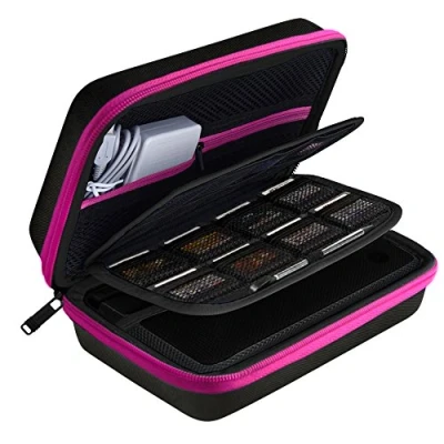 Imagen de AUSTOR Bolsa rígida para el Nuevo 3DS XL Rosa, Rosa