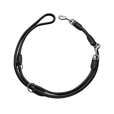 Imagen de HUNTER Correa de piel ajustable ROUND &amp; SOFT 8/200 negra 8